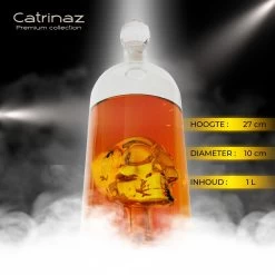 Catrinaz® - Carafe Premium Tête De Mort - Carafe - Carafe - Carafe à Tequila - Carafe à Whisky - Carafe - Tête De Mort - 1L - Coffret Cadeau Luxe - Cadeau Homme & Femme -Dégustation Délicate 1200x1200 1913