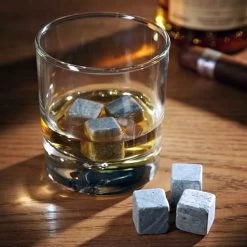 Pierres à Whisky - Pierres à Whisky - Blocs De Glace En Pierre Naturelle - 6 Pièces - Astuce Cadeau Mari / Ami - Cadeau De Fête Des Pères + Sac Cadeau GRATUIT - [Pierres à Whisky - Wiskeystones] -Dégustation Délicate 1200x1200 1928