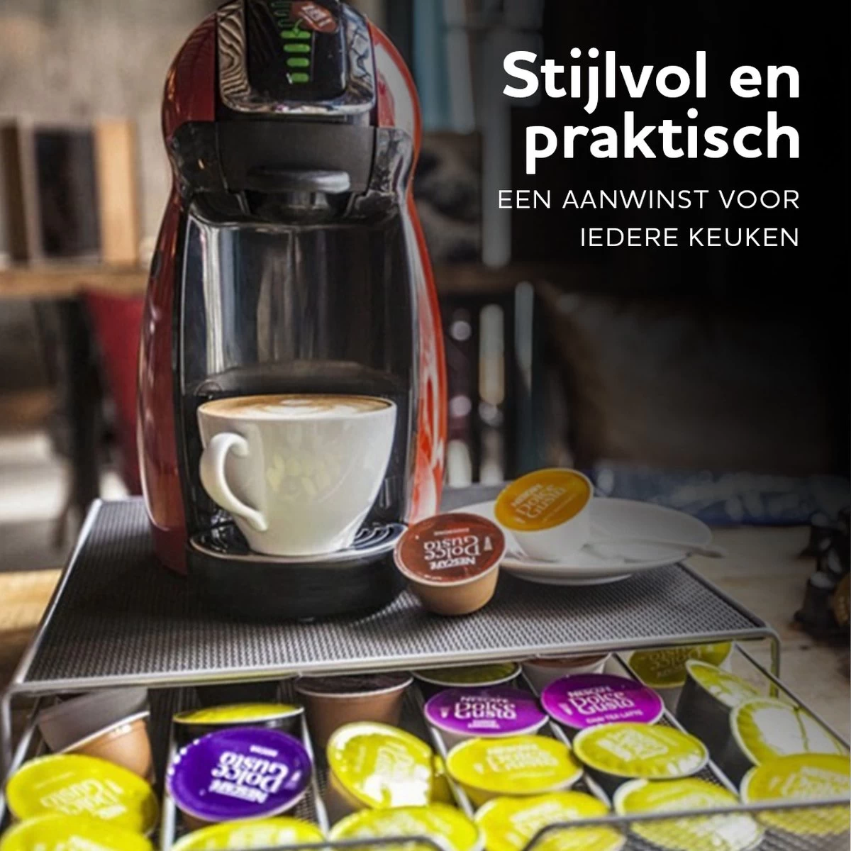 QY Porte-capsules Avec Tiroir Pour 36 Capsules De Café Dolce Gusto Et Plaque Pour Votre Machine à Café 9 QY Porte-capsules Avec Tiroir Pour 36 Capsules De Café Dolce Gusto Et Plaque Pour Votre Machine à Café – Image 7