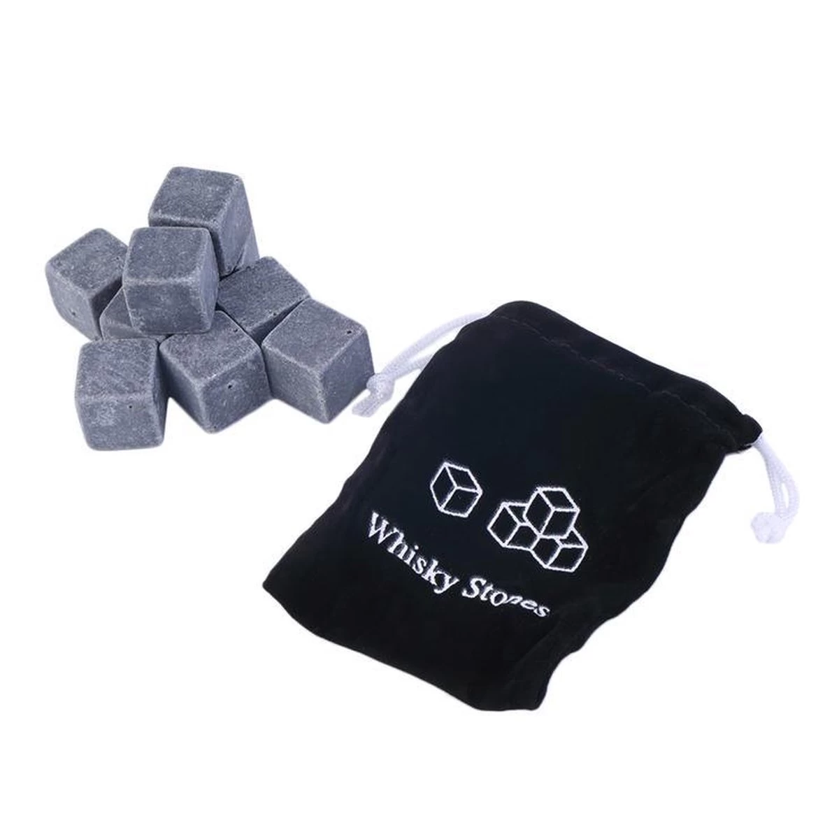 RRJ Whisky Stones - Blocs De Glace En Pierre Naturelle - Coffret Cadeau Avec 9 Pièces 4 RRJ Whisky Stones - Blocs De Glace En Pierre Naturelle - Coffret Cadeau Avec 9 Pièces – Image 2