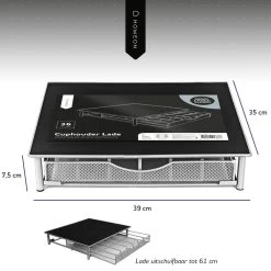 QY Porte-capsules Avec Tiroir Pour 36 Capsules De Café Dolce Gusto Et Plaque Pour Votre Machine à Café 19 QY Porte-capsules Avec Tiroir Pour 36 Capsules De Café Dolce Gusto Et Plaque Pour Votre Machine à Café -Dégustation Délicate 1200x1200 195