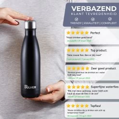 Pulver - Bouteille Thermos / Gourde De Luxe En Acier Inoxydable - Sans BPA - 500 Ml - Bouteille D'eau Avec Paille - Gourde - Double Isolation - Zwart 18 Pulver - Bouteille Thermos / Gourde De Luxe En Acier Inoxydable - Sans BPA - 500 Ml - Bouteille D'eau Avec Paille - Gourde - Double Isolation - Zwart -Dégustation Délicate 1200x1200 2008