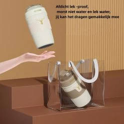 Floraweg Cup - Gobelet To GO - Anti-fuite Double Paroi, Acier Inoxydable 316, Tasse Thermos Tasse à Café - Café Et Thee - 400 Ml Zwart -Dégustation Délicate 1200x1200 2013