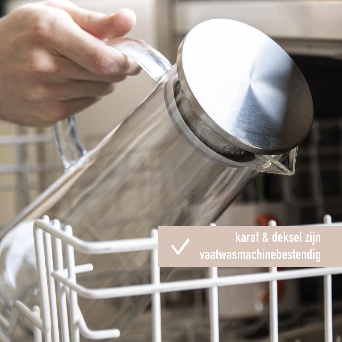 Pichet à Eau En Verres MÊZON® - Carafe à Eau Pour Eau De Fruits - Carafe Multifonctionnelle - Pichet Avec Couvercle - Capacité 1,5L 5 Pichet à Eau En Verres MÊZON® - Carafe à Eau Pour Eau De Fruits - Carafe Multifonctionnelle - Pichet Avec Couvercle - Capacité 1,5L – Image 3