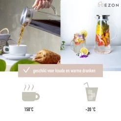 Pichet à Eau En Verres MÊZON® - Carafe à Eau Pour Eau De Fruits - Carafe Multifonctionnelle - Pichet Avec Couvercle - Capacité 1,5L 13 Pichet à Eau En Verres MÊZON® - Carafe à Eau Pour Eau De Fruits - Carafe Multifonctionnelle - Pichet Avec Couvercle - Capacité 1,5L -Dégustation Délicate 1200x1200 2035