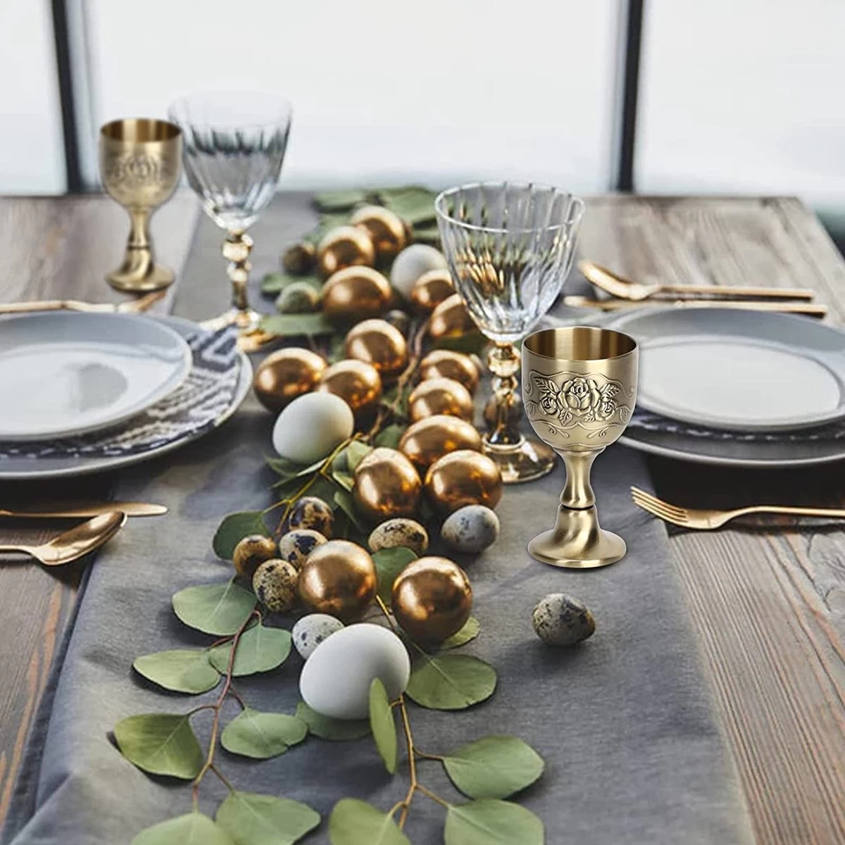 Calice Royal En Laiton Vintage , Gobelet à Vin De Taille Mini Fait à La Main, Gobelet à Liqueur En Gravure Sur Cuivre En Relief Pour Boisson Café, Bière, Whisky, Lait, Cocktail 4 Calice Royal En Laiton Vintage , Gobelet à Vin De Taille Mini Fait à La Main, Gobelet à Liqueur En Gravure Sur Cuivre En Relief Pour Boisson Café, Bière, Whisky, Lait, Cocktail – Image 2