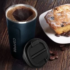 Tasse Thermos - Mug De Voyage - Tasse Thermos Café - Tasse à Café à Emporter - Double Paroi, Inox & Etanche - 380 ML - Blauw 10 Tasse Thermos - Mug De Voyage - Tasse Thermos Café - Tasse à Café à Emporter - Double Paroi, Inox & Etanche - 380 ML - Blauw -Dégustation Délicate 1200x1200 2045