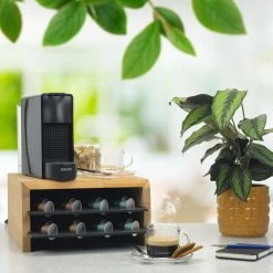 Porte-gobelet à Café Industrial Living - Porte-capsule Pour Tasses Dolce Gusto - Avec Plateau - Medium - 40 Capsules - Bois -Dégustation Délicate 1200x1200 209