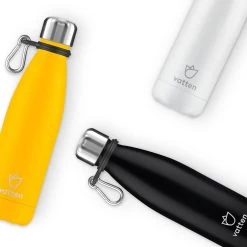 Vatten Thermos Noir Avec Paille - 500ml - Gourde Avec Paille + Support GRATUIT - Gourde Avec Paille - Gourde Avec Paille -Dégustation Délicate 1200x1200 2094