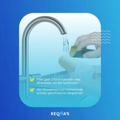 Filtre à Eau | Blanc | Filtre De Robinet | Filtre En Céramique | Eau Du Robinet | Adoucisseur D'eau | Purification De L'eau | Filtrez L'eau | Eau Sans Chaux -Dégustation Délicate 1200x1200 2114