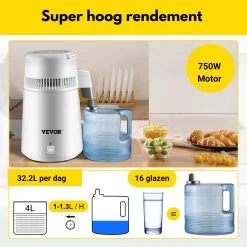 Purificateur D'eau Thuys - Distillateur D'eau - Distillateur - Filtre à Eau - Adoucisseur D'eau - 750W - Inox - 4L 25 Purificateur D'eau Thuys - Distillateur D'eau - Distillateur - Filtre à Eau - Adoucisseur D'eau - 750W - Inox - 4L -Dégustation Délicate 1200x1200 2141