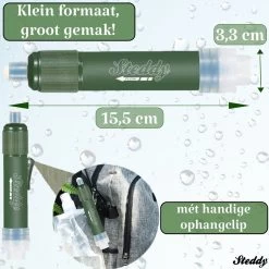 Filtre à Eau Steddy Pro - Kit De Survie - Eau Potable Zuiver Et Gratuite - Purification De Water - Robinet De Filtre à Eau - Plein Air - FILTERT 4000 LITRES 12 Filtre à Eau Steddy Pro - Kit De Survie - Eau Potable Zuiver Et Gratuite - Purification De Water - Robinet De Filtre à Eau - Plein Air - FILTERT 4000 LITRES -Dégustation Délicate 1200x1200 2176