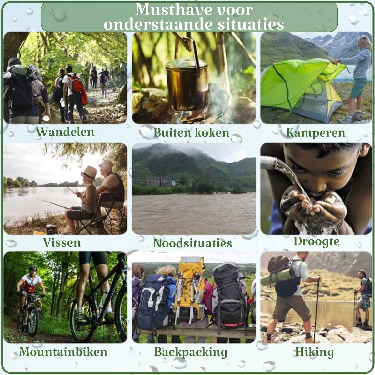 Filtre à Eau Steddy Pro - Kit De Survie - Eau Potable Zuiver Et Gratuite - Purification De Water - Robinet De Filtre à Eau - Plein Air - FILTERT 4000 LITRES 10 Filtre à Eau Steddy Pro - Kit De Survie - Eau Potable Zuiver Et Gratuite - Purification De Water - Robinet De Filtre à Eau - Plein Air - FILTERT 4000 LITRES – Image 8