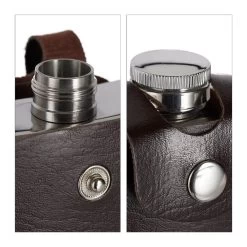 Relaxdays 9 X Pinson Plat En Acier Inoxydable XXL - Flasque De Hanche 1,8 Litre - Sac Bouteille - Sangle De Transport - Acier Inoxydable 16 Relaxdays 9 X Pinson Plat En Acier Inoxydable XXL - Flasque De Hanche 1,8 Litre - Sac Bouteille - Sangle De Transport - Acier Inoxydable -Dégustation Délicate 1200x1200 2202