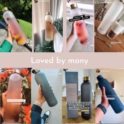 Aquachic - Gourde 1L Avec 2 Bouchons Et Marqueurs De Temps - Étanche & Léger - Durable - Marque Hollandaise - Gourde / Bidon - Zwart 1 Litre 13 Aquachic - Gourde 1L Avec 2 Bouchons Et Marqueurs De Temps - Étanche & Léger - Durable - Marque Hollandaise - Gourde / Bidon - Zwart 1 Litre -Dégustation Délicate 1200x1200 2212