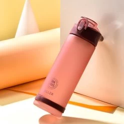 Bouteille D'eau Diller Avec Paille - Bouteille - Système De Fermeture Pratique - 550 Ml - Rose - Sans Tritan Et Sans BPA -Dégustation Délicate 1200x1200 2225