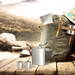 Relaxdays Ensemble De Flacons De Hanche En Acier Inoxydable 7 Pièces - Pinson Plat 200 Ml Avec Entonnoir Et 4 Tasses - Argent 15 Relaxdays Ensemble De Flacons De Hanche En Acier Inoxydable 7 Pièces - Pinson Plat 200 Ml Avec Entonnoir Et 4 Tasses - Argent -Dégustation Délicate 1200x1200 2233