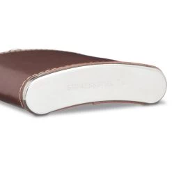 Relaxdays 10 X Flasque De Hanche 200 Ml - Acier Inoxydable Avec Simili Cuir - Pinson Plat Pour Les Déplacements -Dégustation Délicate 1200x1200 2244