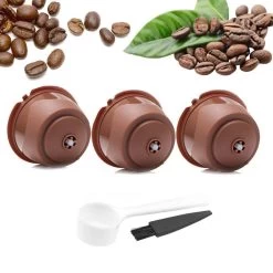 3 X Tasse à Café Réutilisable Dolce Gusto - Café En Capsule - Capsules à Café Rechargeables - Café Réutilisables - Filtre à Brosse Cuillère 12 3 X Tasse à Café Réutilisable Dolce Gusto - Café En Capsule - Capsules à Café Rechargeables - Café Réutilisables - Filtre à Brosse Cuillère -Dégustation Délicate 1200x1200 231