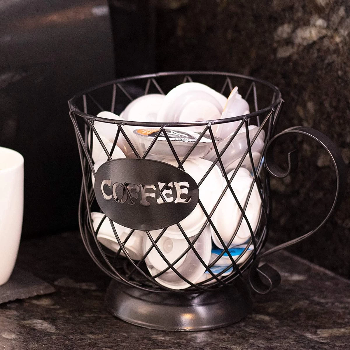 Panier à Capsules De Café, Panier Porte-café, Panier De Rangement Pour Capsules De Café, Panier à Café, Support à Dosettes De Café, Porte-capsules De Café, Pour Stocker Des Capsules De Café Et Des Fruits, Noir 5 Panier à Capsules De Café, Panier Porte-café, Panier De Rangement Pour Capsules De Café, Panier à Café, Support à Dosettes De Café, Porte-capsules De Café, Pour Stocker Des Capsules De Café Et Des Fruits, Noir – Image 3