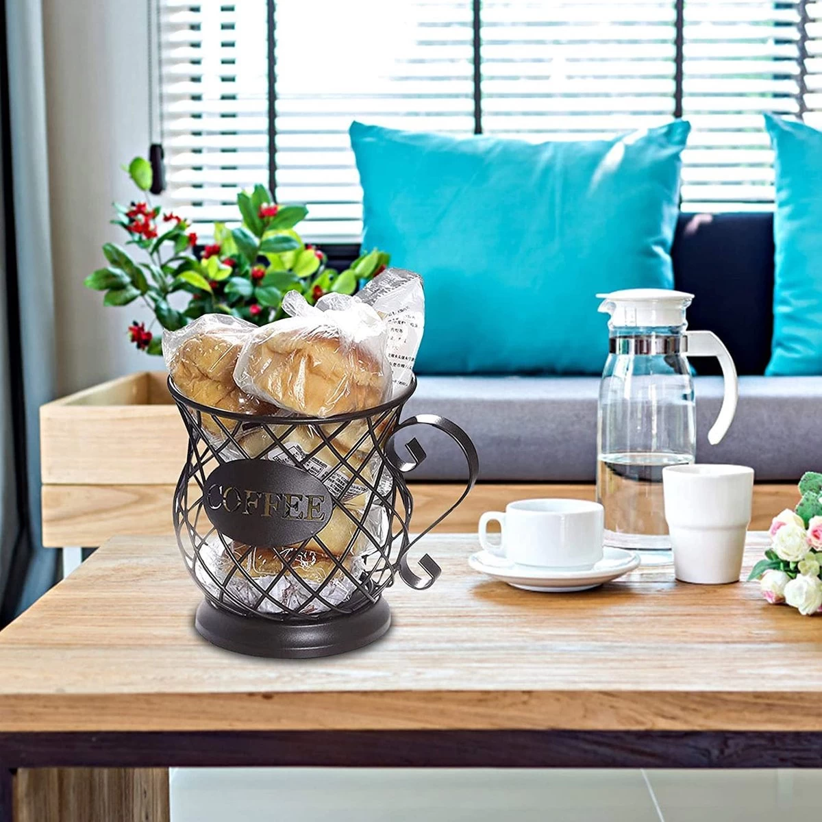 Panier à Capsules De Café, Panier Porte-café, Panier De Rangement Pour Capsules De Café, Panier à Café, Support à Dosettes De Café, Porte-capsules De Café, Pour Stocker Des Capsules De Café Et Des Fruits, Noir 6 Panier à Capsules De Café, Panier Porte-café, Panier De Rangement Pour Capsules De Café, Panier à Café, Support à Dosettes De Café, Porte-capsules De Café, Pour Stocker Des Capsules De Café Et Des Fruits, Noir – Image 4