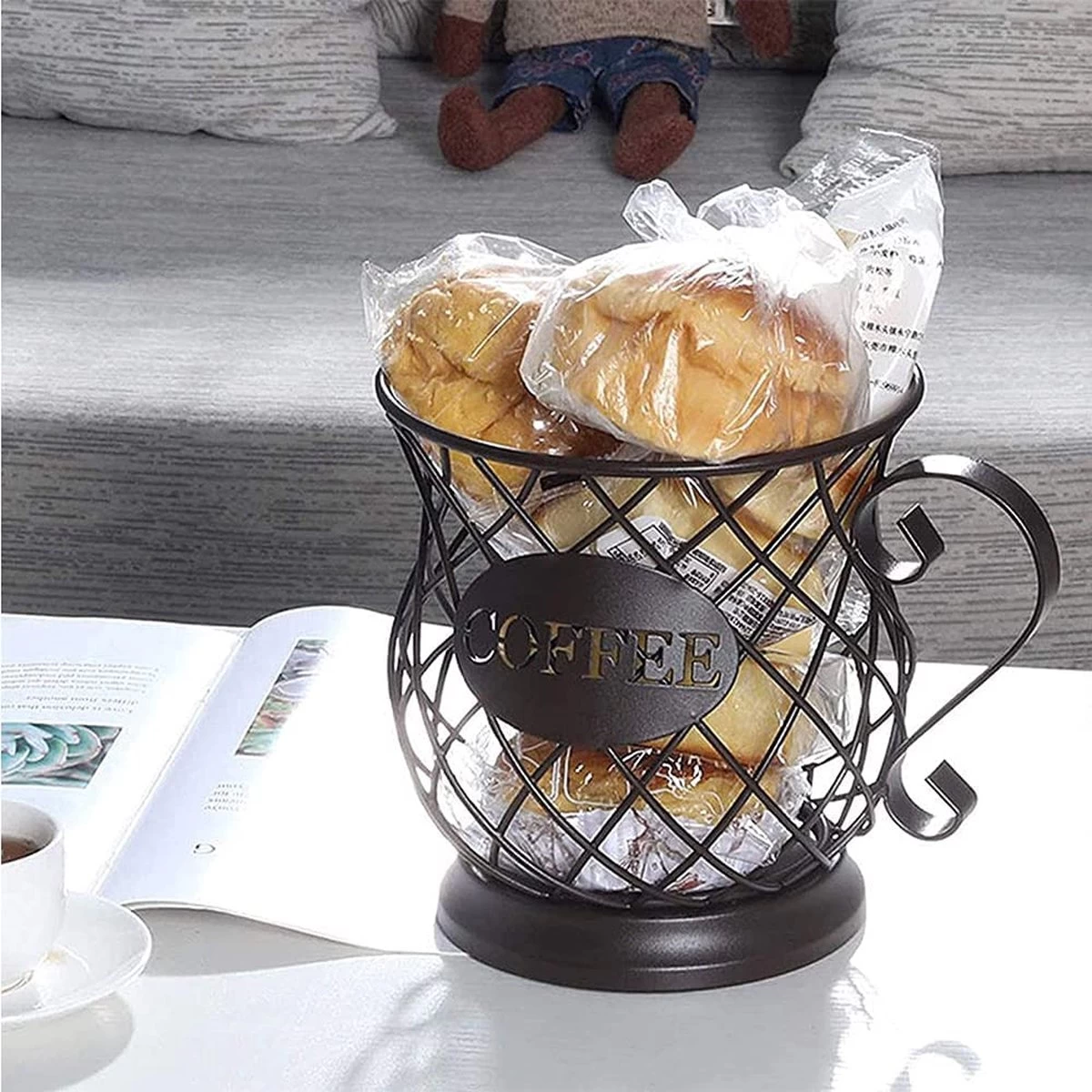 Panier à Capsules De Café, Panier Porte-café, Panier De Rangement Pour Capsules De Café, Panier à Café, Support à Dosettes De Café, Porte-capsules De Café, Pour Stocker Des Capsules De Café Et Des Fruits, Noir 8 Panier à Capsules De Café, Panier Porte-café, Panier De Rangement Pour Capsules De Café, Panier à Café, Support à Dosettes De Café, Porte-capsules De Café, Pour Stocker Des Capsules De Café Et Des Fruits, Noir – Image 6