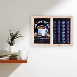 Industrial Living Porte-capsule Nespresso -Décoratif- Café-Porte-gobelet-28 Capsules-Mur- Tasses à Tasses à Café Bois- Zwart 10 Industrial Living Porte-capsule Nespresso -Décoratif- Café-Porte-gobelet-28 Capsules-Mur- Tasses à Tasses à Café Bois- Zwart -Dégustation Délicate 1200x1200 272