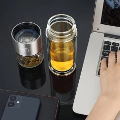 Tea Create Teaker 238 Ml Avec Couvercle, Bouteille De Thé Avec Passoire, Double Paroi Pour Une Tasse De Thé, Gourde, Verre Avec Passoire à Thé En Vrac 7 Tea Create Teaker 238 Ml Avec Couvercle, Bouteille De Thé Avec Passoire, Double Paroi Pour Une Tasse De Thé, Gourde, Verre Avec Passoire à Thé En Vrac -Dégustation Délicate 1200x1200 276