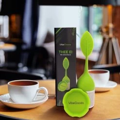 VibeGoods Infuseur à Thee - Passoire à Thee Passe Au Lave-vaisselle - Infuseur à Thee Pour Thee En Vrac Siliconen - Sans BPA - Vert -Dégustation Délicate 1200x1200 286