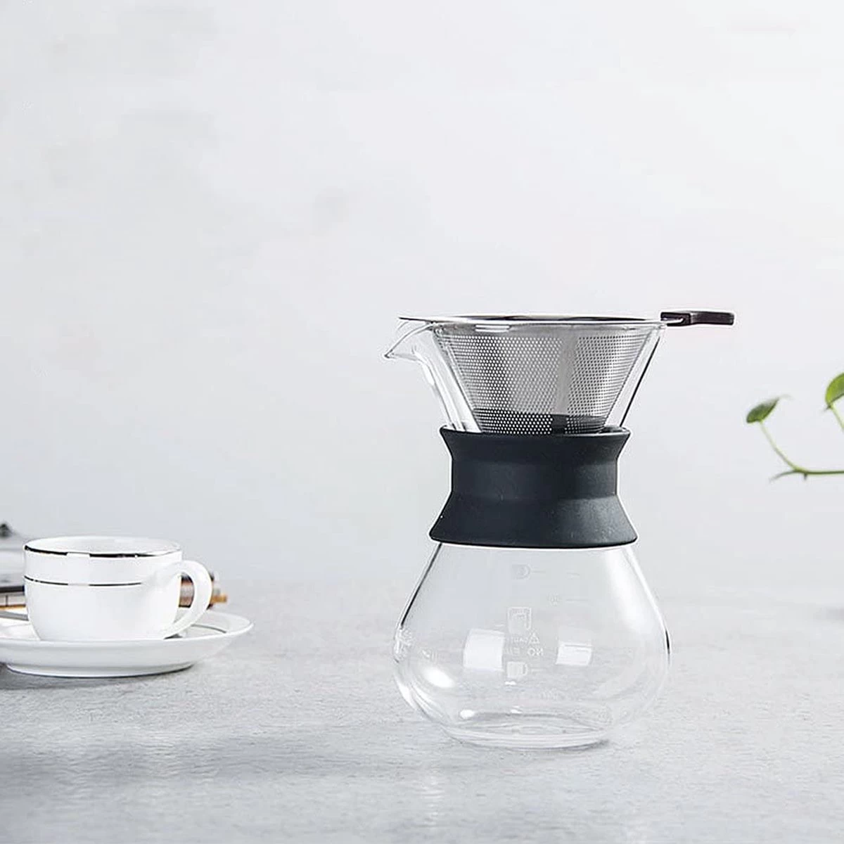 Filtre à Café Professionnel En Acier Inoxydable - Réutilisable - Avec Brosse - Sans Papier - Eco Friendly - Filtre à Café Pour Faire Du Café - Filtre Permanent - Restaurant / Café 6 Filtre à Café Professionnel En Acier Inoxydable - Réutilisable - Avec Brosse - Sans Papier - Eco Friendly - Filtre à Café Pour Faire Du Café - Filtre Permanent - Restaurant / Café – Image 4