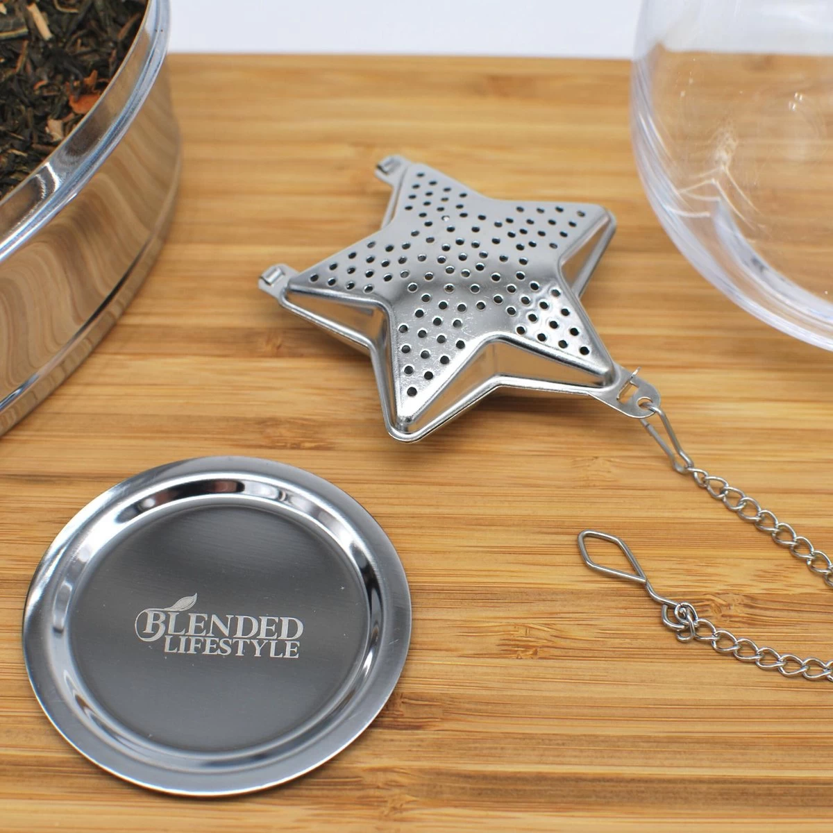 Passoire à Thé En Forme D'étoile , Y Compris Plaque Goutte à Goutte - Set De 3 Pièces - Boule à Thee Pour Le Thé En Feuilles - Filtre à Thee Pour Le Thé En Feuilles - Boule à Thé 7 Passoire à Thé En Forme D'étoile , Y Compris Plaque Goutte à Goutte - Set De 3 Pièces - Boule à Thee Pour Le Thé En Feuilles - Filtre à Thee Pour Le Thé En Feuilles - Boule à Thé – Image 5