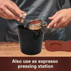 Café Knock Box Avec 2 Lingettes Sous Vide - Knock Box - Barista - Espresso Box - Coffee Knockbox -Dégustation Délicate 1200x1200 360