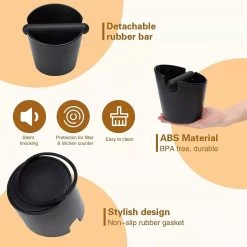 Café Knock Box Avec 2 Lingettes Sous Vide - Knock Box - Barista - Espresso Box - Coffee Knockbox -Dégustation Délicate 1200x1200 361