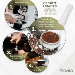 Ravilo® WDT Avec 10 Aiguilles - Wit - Outil De Distribution Espresso - Weiss Distribution Technique - Outil De Distribution WDT - 58 Mm 9 Ravilo® WDT Avec 10 Aiguilles - Wit - Outil De Distribution Espresso - Weiss Distribution Technique - Outil De Distribution WDT - 58 Mm -Dégustation Délicate 1200x1200 395