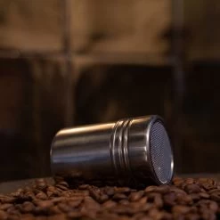 Épandeur De Poudre De Cacao VSE Avec Tamis Fin - Arrosoir - 5 X 7 Cm - Acier Inoxydable Argenté