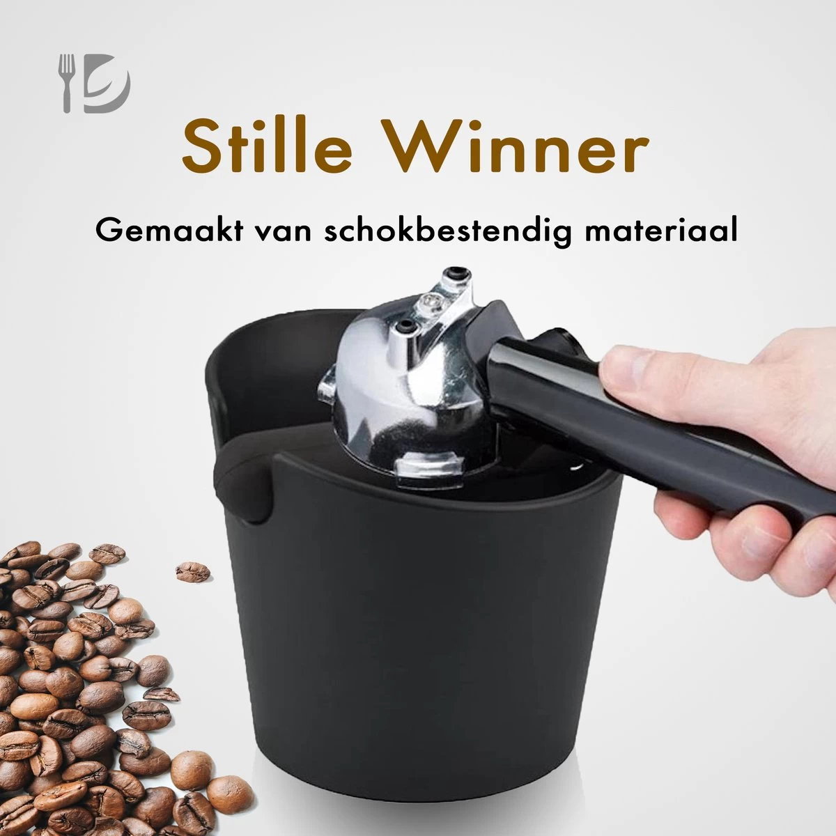 Delicino Knock Box Café - Knockbox - Knock Box - Knock Tray - Barista - Espresso - Machine à Café 4 Delicino Knock Box Café - Knockbox - Knock Box - Knock Tray - Barista - Espresso - Machine à Café – Image 2