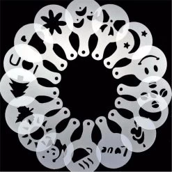 WiseGoods Épandeur De Cacao De Luxe - Barista - Modèle Cappuccino - Café - Décoration De Dessert - Set D'épandeur De Cacao - 16 Pochoirs 20 WiseGoods Épandeur De Cacao De Luxe - Barista - Modèle Cappuccino - Café - Décoration De Dessert - Set D'épandeur De Cacao - 16 Pochoirs -Dégustation Délicate 1200x1200 453