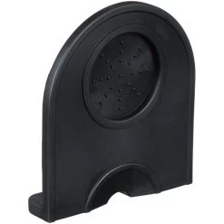 Expresso écarlate | Plateau De Pulvérisation "Professionnel" Avec Rebord (antidérapant) Et Support Pour Porte-tamis Lors Du Déversement. Noir -Dégustation Délicate 1200x1200 476