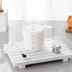 House Of Husk Pot à Lait En Verres - Pot à Lait Moussant 350 Ml - Pot à Lait Moussant - Pichet à Lait - Pot à Lait Barista -Dégustation Délicate 1200x1200 516