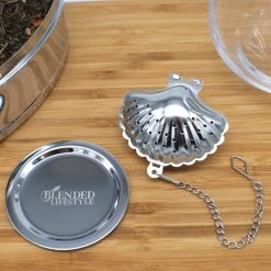 Passoire à Thé En Forme Coquille Y Compris Plaque Goutte à Goutte - Set De 3 Pièces - Oeuf De Thee Pour Le Thé En Vrac - Filtre à Thé Pour Le Thé En Vrac - Boule à Thee -Dégustation Délicate 1200x1200 52