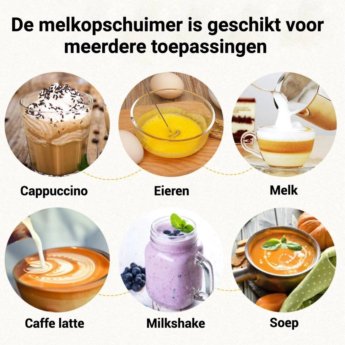 Perow à Lait électrique Perow - Mousseur à Lait - Avec Piles - Argent - Acier Inoxydable 14 Perow à Lait électrique Perow - Mousseur à Lait - Avec Piles - Argent - Acier Inoxydable – Image 12