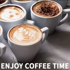 Mousseur à Lait électrique - Mousseur à Lait Manuel - Mousseur à Lait - Mousseur - Sans Fil - Acier Inoxydable - Argent -Dégustation Délicate 1200x1200 533