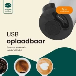 GrandLux électrique Rechargeable Via USB - Mousseur à Lait - 3 Vitesses - 2 Accessoires - Mousseur à Lait électrique - Zwart - Durable 16 GrandLux électrique Rechargeable Via USB - Mousseur à Lait - 3 Vitesses - 2 Accessoires - Mousseur à Lait électrique - Zwart - Durable -Dégustation Délicate 1200x1200 565