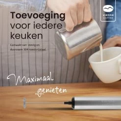 GrandLux électrique Rechargeable Via USB - Mousseur à Lait - 3 Vitesses - 2 Accessoires - Mousseur à Lait électrique - Zwart - Durable 18 GrandLux électrique Rechargeable Via USB - Mousseur à Lait - 3 Vitesses - 2 Accessoires - Mousseur à Lait électrique - Zwart - Durable -Dégustation Délicate 1200x1200 567