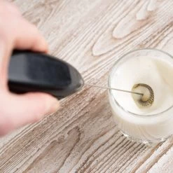 Mousseur à Lait Orange85 - Electrique - Manuel - Zwart - 3,5x2,7x22,4cm - Acier -Dégustation Délicate 1200x1200 571