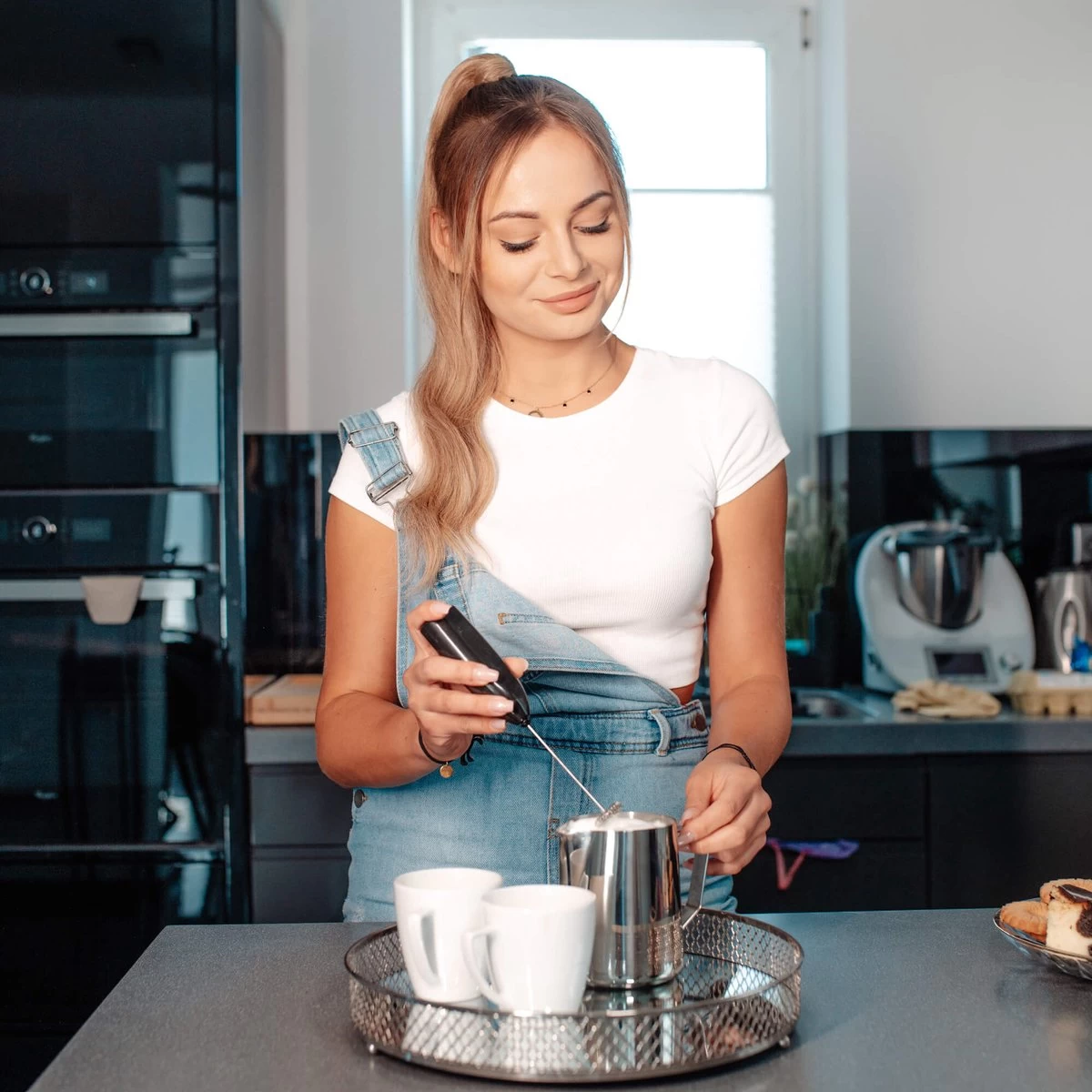 Pot à Mousser Le Lait Springos | Pot à Lait | Pot à Lait Mousser | ACIER INOXYDABLE | 600 Ml 7 Pot à Mousser Le Lait Springos | Pot à Lait | Pot à Lait Mousser | ACIER INOXYDABLE | 600 Ml – Image 5