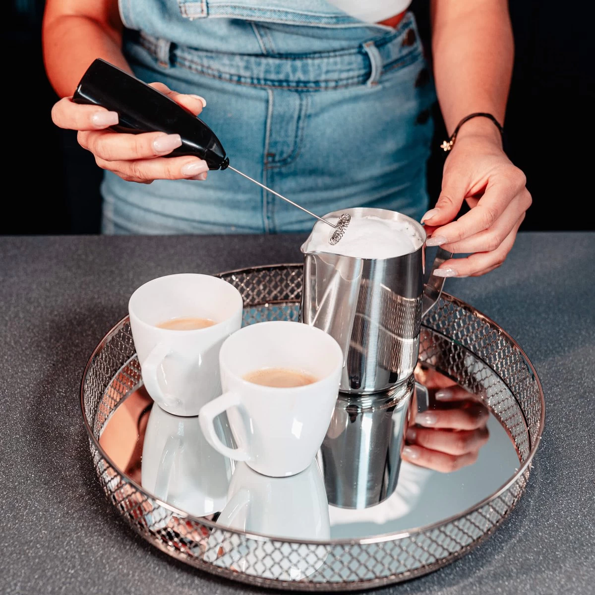 Pot à Mousser Le Lait Springos | Pot à Lait | Pot à Lait Mousser | ACIER INOXYDABLE | 600 Ml 9 Pot à Mousser Le Lait Springos | Pot à Lait | Pot à Lait Mousser | ACIER INOXYDABLE | 600 Ml – Image 7