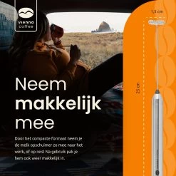 Mousseur à Lait Manuel électrique GrandLux Avec Piles - Manuel Du Mousseur à Lait - Faire De Délicieux Cappuccinos à La Maison - Acier Inoxydable -Dégustation Délicate 1200x1200 598