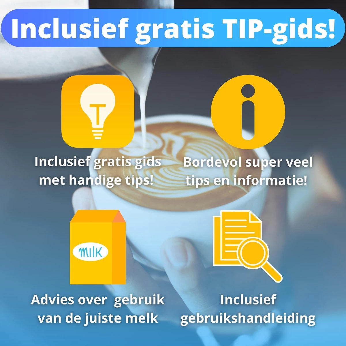Mousseur à Lait Pour Café Perfect Moussé Au Lait - Mousseur à Lait électrique - Mousseur à Lait En Acier Inoxydable - EarKings à Lait Manuel EarKings 11 Mousseur à Lait Pour Café Perfect Moussé Au Lait - Mousseur à Lait électrique - Mousseur à Lait En Acier Inoxydable - EarKings à Lait Manuel EarKings – Image 9