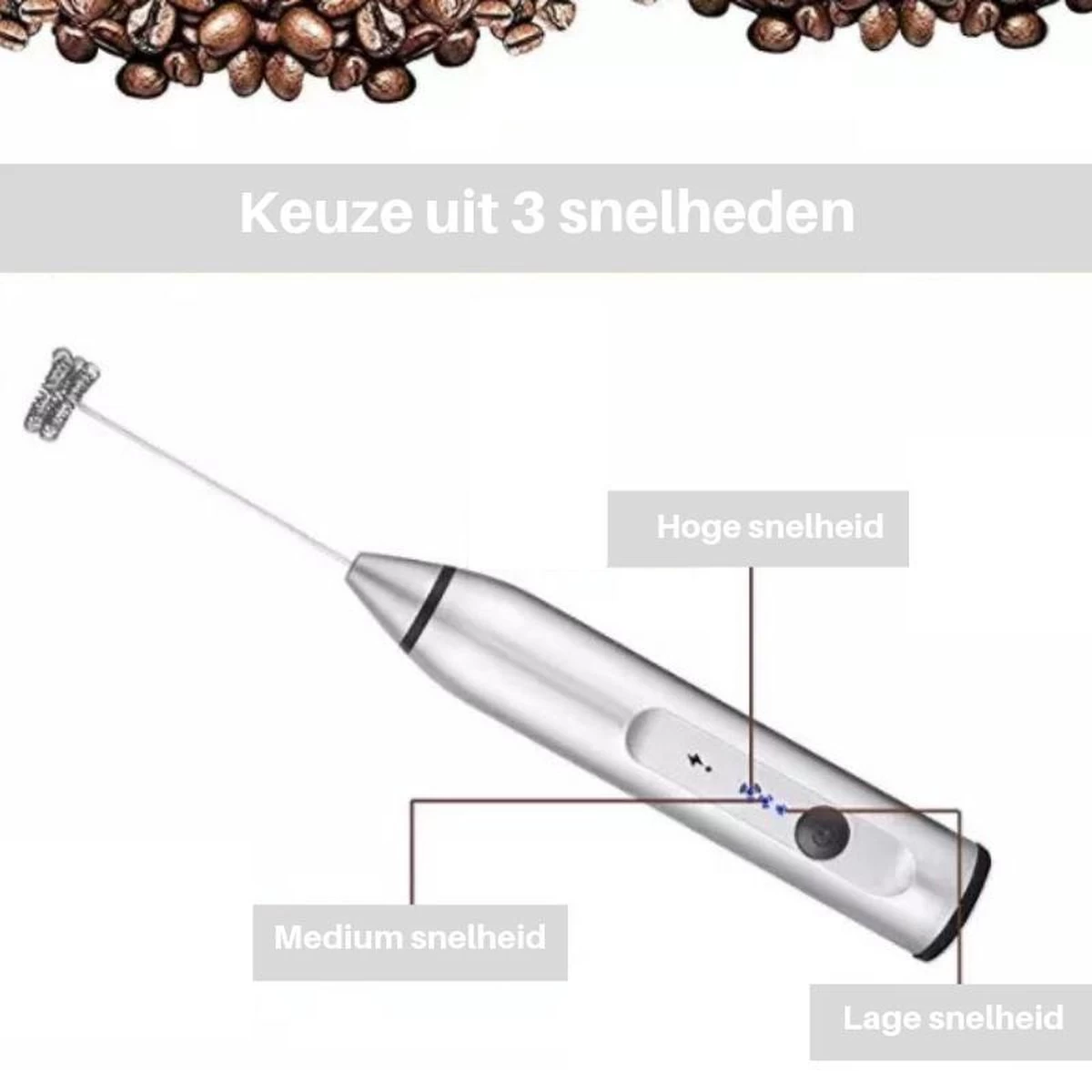 Mousseur à Lait Mousseur électrique à Café Mousseur à Lait Mousseur à Lait Espresso - USB Rechargeable électrique Incl. 4 Mousseur à Lait Mousseur électrique à Café Mousseur à Lait Mousseur à Lait Espresso - USB Rechargeable électrique Incl. – Image 2